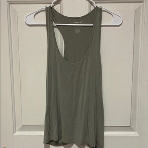 American Apparel Olive Green Tank Top
